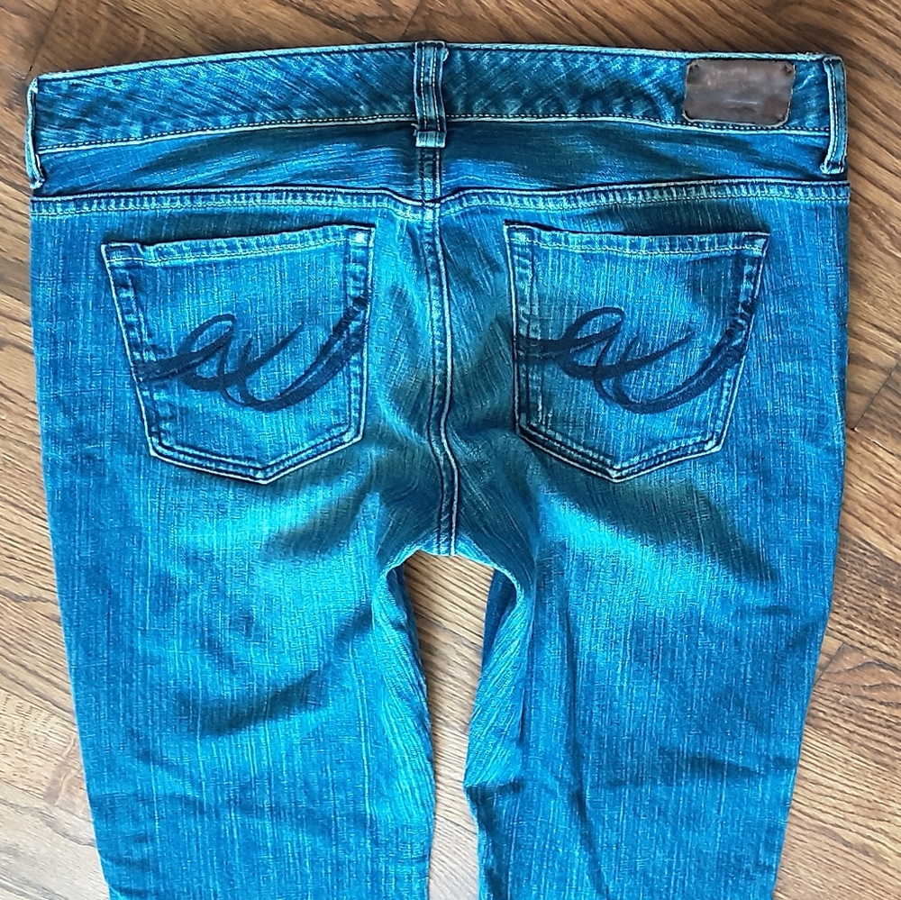 Express Jeans Boot Cut Size 12 Distressed EUC - Picture 6 of 11